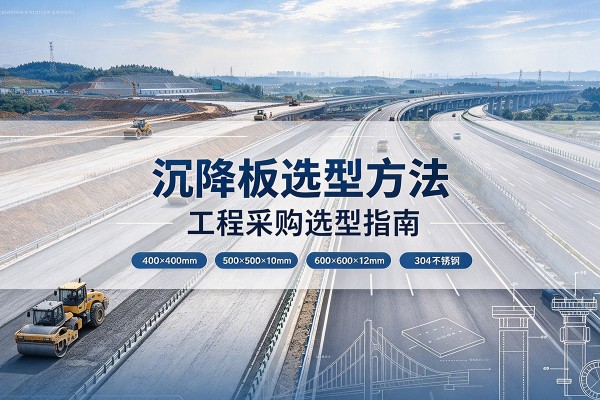 湖南沉降板选择方法