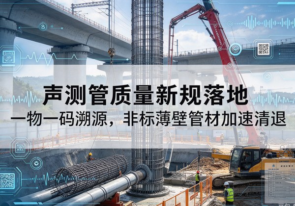 湖南声测管质量新规落地，一物一码溯源，非标薄壁管材加速清退