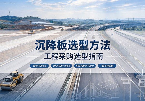 湖南沉降板选择方法